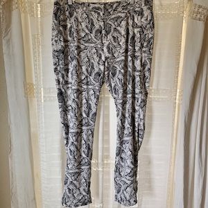 Cropped Printed Slacks